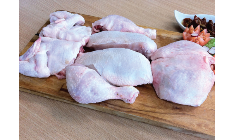 Chicken 9 cut 1300g x 8 per case