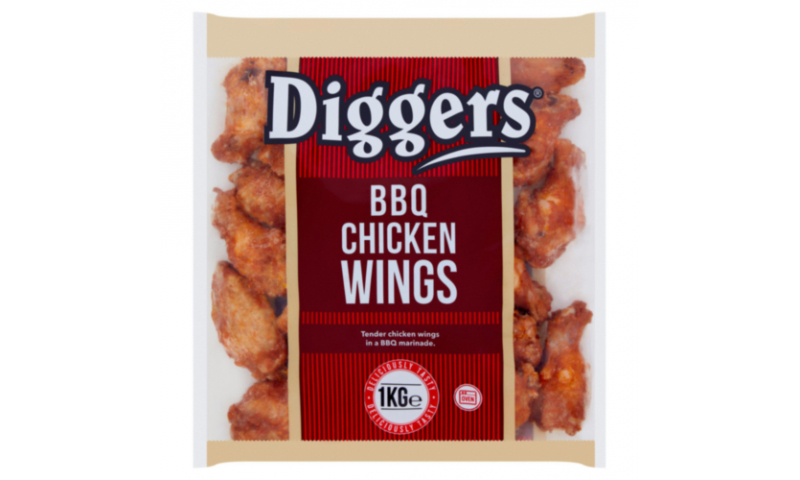 Diggers BBQ Wings 1KG