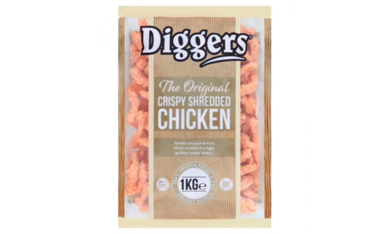 Diggers Shredded Chicken 1kg