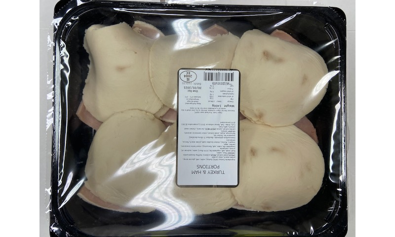 Fresh Turkey and Ham portions with Stuffing 6PK